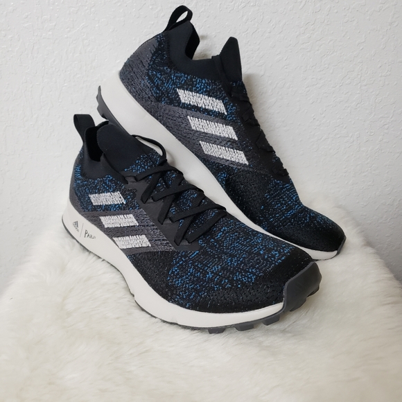 Adidas Women's Terrex Two Parley W Trail Hiking Shoes - Picture 8 of 12